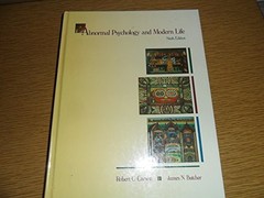 Abnormal Psychology and Modern – VERY GOOD