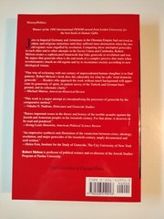 Revolution and Genocide: On the Origins of the Armenian Genocide by R. Melson PB