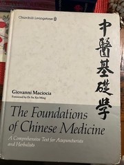 The Foundations of Chinese Medicine by Giovanni Maciocia HC 1989 Acupuncture TCM