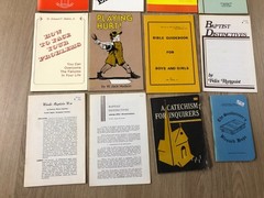 Lot of 12 Booklets/Pamphlets – Christian, Baptist, Facing Problems, Universalism