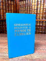 Genealogical Register of Plymouth Families, William T Davis, Hardcover GPC 2006