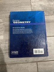 Saxon Geometry Hardcover Textbook Homeschool Math HMH ISBN 9781602773059