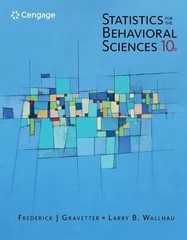 Statistics for the Behavioral Sciences – Standalone Book