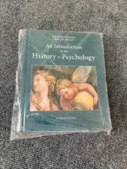 New An Introduction to the History of Psychology Hardcover Seventh Edition