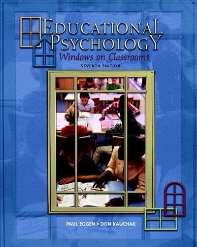 Educational Psychology Windows – VERY GOOD