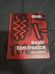 Grob Basic Electronics Fourth Edition Hardcover Book Vintage 1977