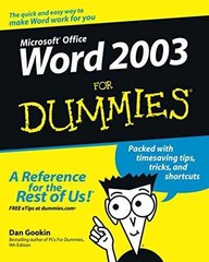 Word 2003 For Dummies – Paperback, by Gookin Dan – Very Good