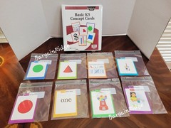 Abeka Basic K5 Concept Cards, Flashcards Shapes, Numbers, Symbols w/ Ring Binder
