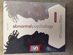 Abnormal Psychology (8th – Hardcover, by Oltmanns Thomas F.; – Acceptable n