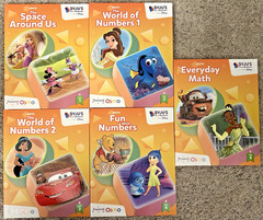 BYJU’S Magic Workbooks Disney Osmo Lot Of 5 Books Kindergarten MATH Volumes 1-5