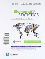 Elementary Statistics: Picturing the World, Books a la Carte Edition (7th – GOOD
