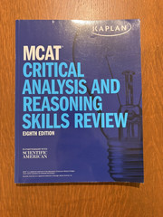 Used 2023-2024 Kaplan Mcat study book set, including notebook booklet