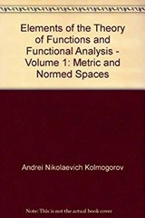 Metric and Normed Spaces Hardcover S. V., Kolmogorov, Andrei N. F