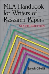 MLA Handbook for Writers of Research Papers- 0873529863, paperback, Gibaldi, new