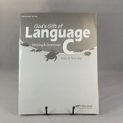 God’s Gift of Language Writing & Grammar C Quiz & Test Key Textbook Language
