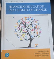 Pearson Financing Education in a Climate of Change 13th Ed Brimley Verstegen