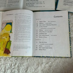Vintage book lot of 3 readers – homeschool moonbeams, hello and goodbye