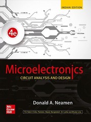 4-7DAYS DELIVERY- Microelectronics Circuit Analysis & Design by Donald Neamen,4E