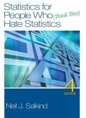 Statistics for People Who (Think They) Hate Statistics by Neil J. Salkind (2010,