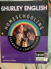 Shurley English Homeschooling Grammar Composition Teachers Ed no CD
