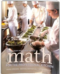 Math for the Professional – Paperback, by The Culinary Institute