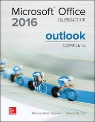 Microsoft Office 2016: In Practice Outlook Complete – Spiral-bound – GOOD