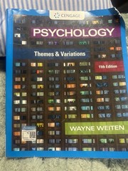 Psychology : Themes and Variations by Wayne Weiten 11th edition