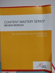 ATI Content Mastery Series Review Modules 2019 Set 4 Books Study Test RN Nursing
