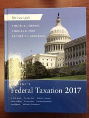 Pearson’s Federal Taxation 2017 Individuals (30th Edition) (Prentice Hall’s …