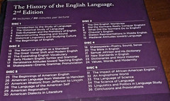 Great Courses- The History of the English Language, 2nd Edition DVDs + Guidebook