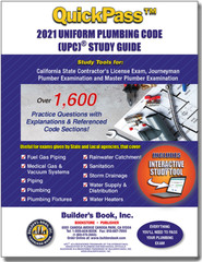 Uniform Plumbing Code 2021 QuickPass Study Guide