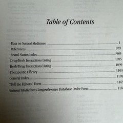 Natural Medicine Comprehensive Database Book Dietary Supplements Herbal Medicine