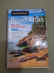 Rand McNally 2025 Large Scale Road Atlas USA Canada Mexico Maps Travel Book