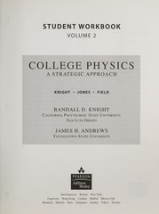 Student Workbook for College Physics : A Strategic Approach Volum