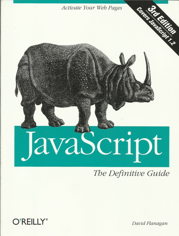 Javascript The Definitive Guide 3rd Edition by David Flanagan O’Reilly Paperback