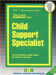 CHILD SUPPORT SPECIALIST(PASSBOOKS) By Jack Rudman **BRAND NEW**