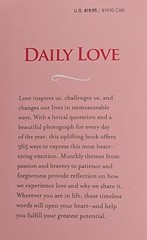 Daily Love: 365 Days of Celebration by National Geographic , hardcover