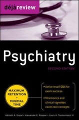 Deja Review Psychiatry, 2nd Edition – Abilash A Gopal, 9780071715164, paperback