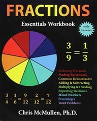 Fractions Essentials Workbook with Answers – Paperback By McMullen, Chris – GOOD