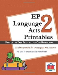 EP LANGUAGE ARTS 2 PRINTABLES By Tina Rutherford & Lee Giles **BRAND NEW**