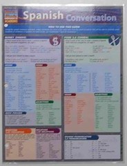 Spanish Conversation (Quick Study – Pamphlet, by BarCharts Inc. – Very Good