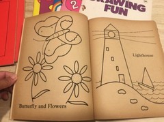 Lot of 8 PHONICS COLORS SHAPES Workbooks Scribner Educational Home School Vtg.