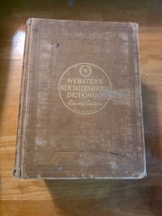 Websters New International Dictionary Of The English Language 2nd Edition Unabri