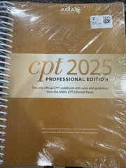 CPT Professional 2025 by American Medical Association