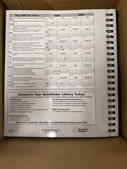 Thomson Reuters 1040 Quickfinder Handbook 2025 Tax Year Form 1040 Ring Bound