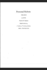 Personal Robots by Patrick Stakem (English) Paperback Book