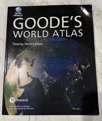 Goode’s World Atlas (23rd Edition) – Paperback By Rand McNally – VERY GOOD