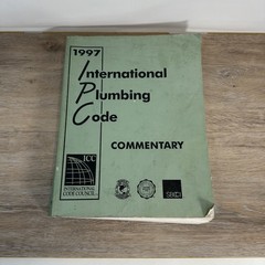 International Plumbing Code Commentary 1997 International Code Council