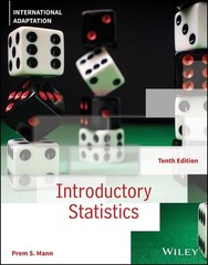 Introductory Statistics, International Adaptation by Prem S. Mann, 10E