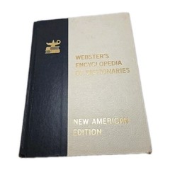 Webster’s Encyclopedia Of Dictionaries New American Edition Large Type 1978 Book